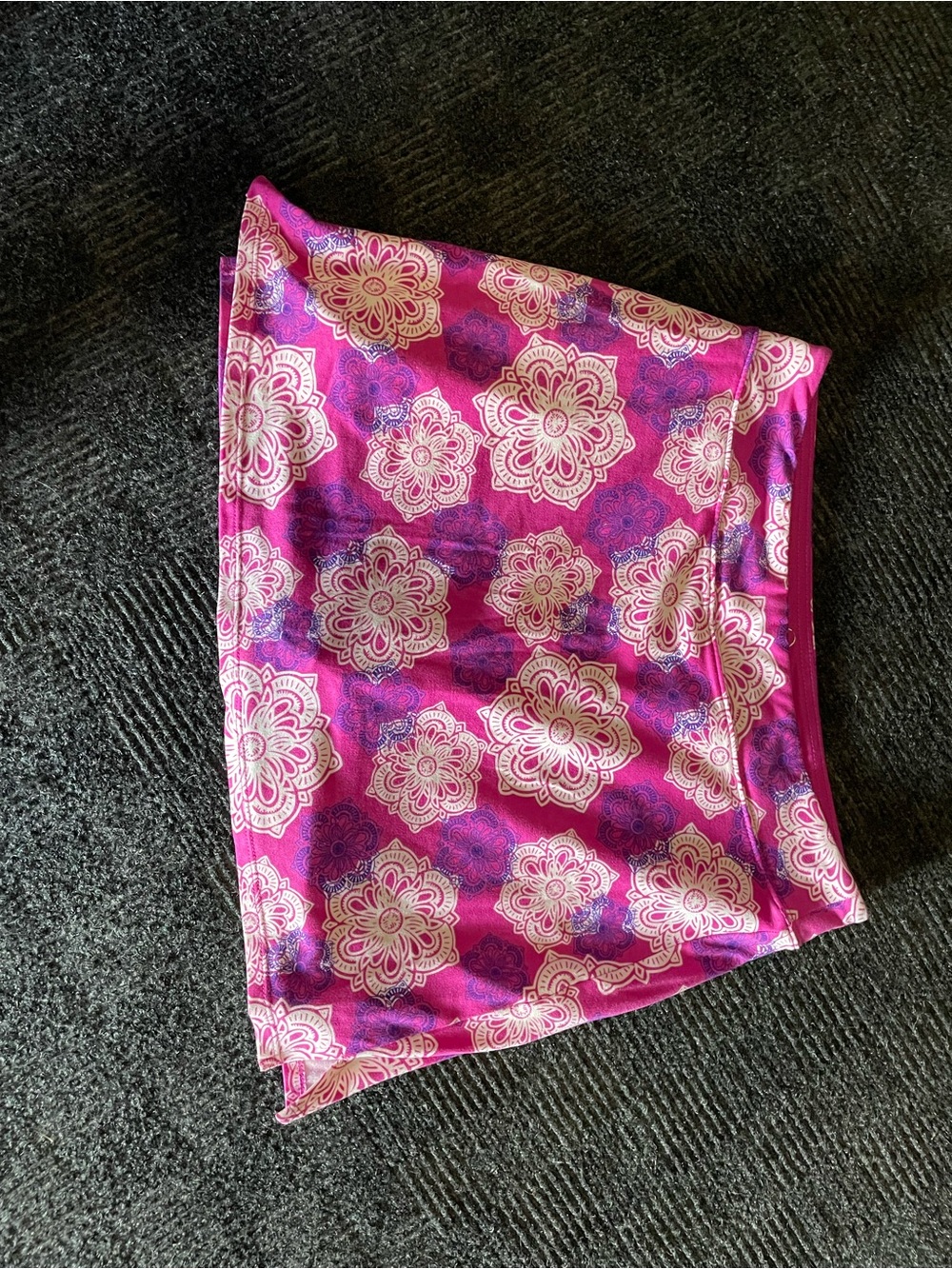 Tranquility by Colorado Clothing Hot Pink Floral Medallion Skort